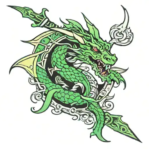 Green Dragon Dagger Morphing