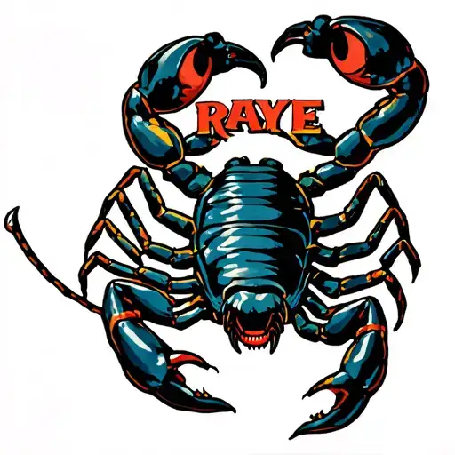 Raye Add Scorpion Behind It