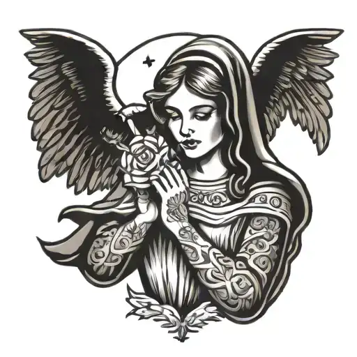 Catholic Girl Pray For Me You're My Only Hope Of Heaven