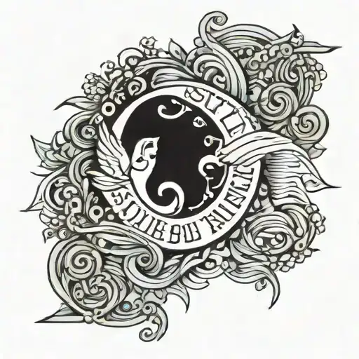 Sublime Lyrics Intertwined With Virgo Symbol