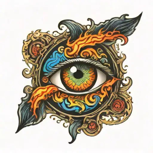 Lateralus Eye Color Flaming