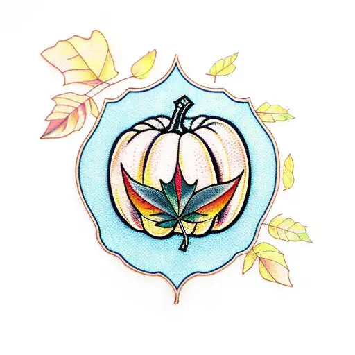 Pumpkin Jacqueline Fall Leaf