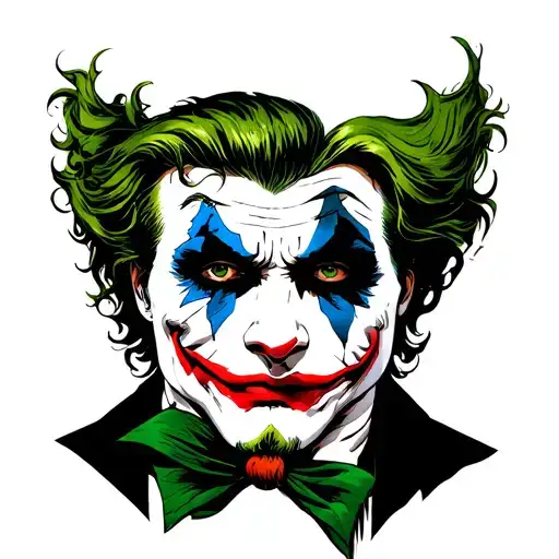 Gemini Tony Stark And Health Ledger Joker Face