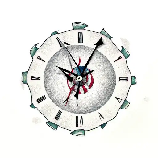 Clock With Scorpion