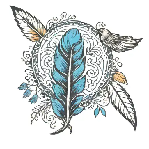 New Life - Feather - Tree Of Life