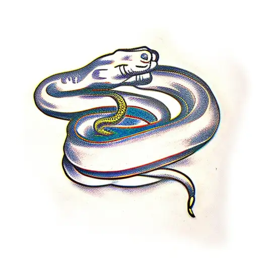 Praying Hand And Snake