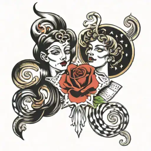 Gemini Constilation And Sagitarrius Constilation