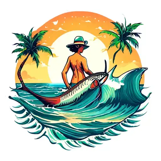 The Sea And The Beach