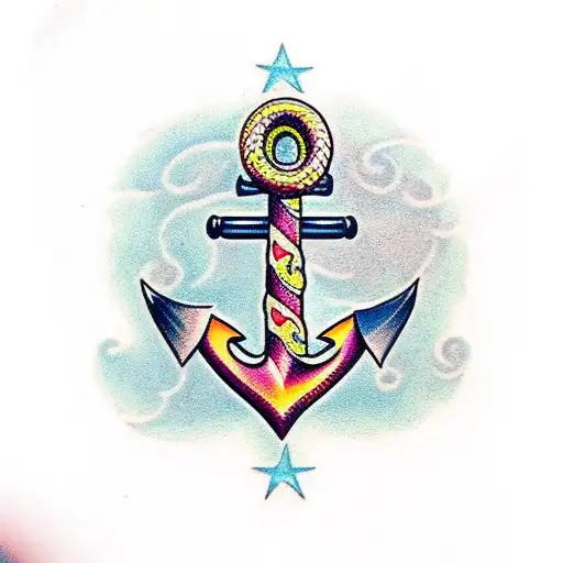 Anchor And Snake
