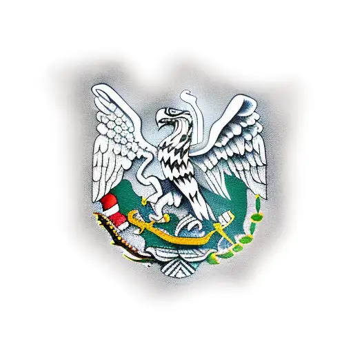 Usa Flag And Mexican Flag