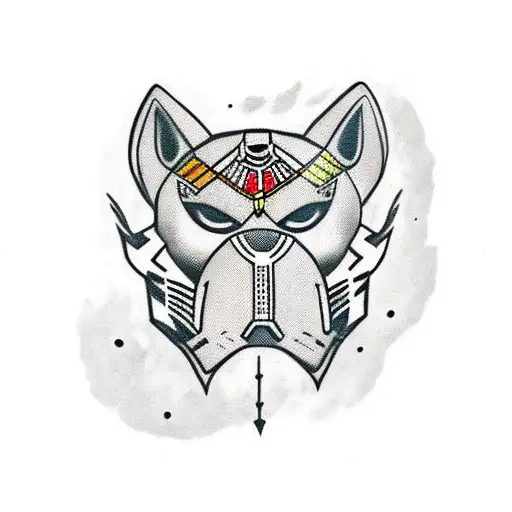 Black Panther And Yorkshire Terrier Both In Wrestling Mask