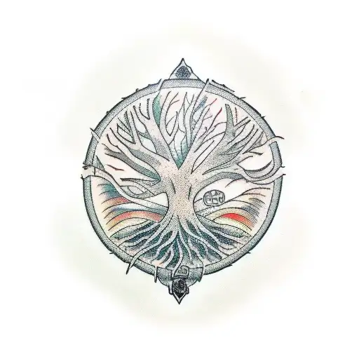 Tree Of Life With Dna Roots