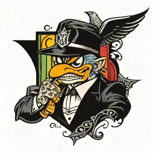 Cartoon Characters With Letters Acab Hidden In The Picture