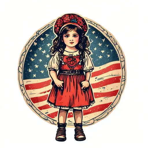 Children Girl Standing