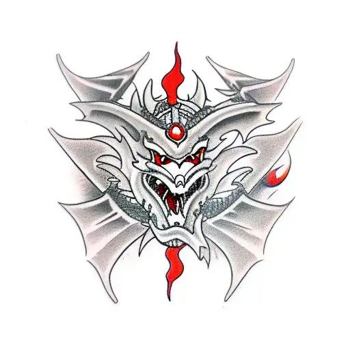 Dragon Samurai Fire Red Colour