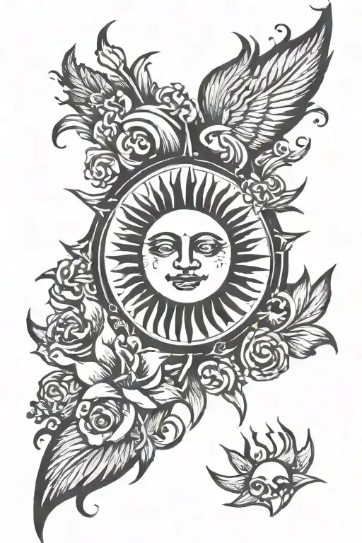 Sun Turning Into Ashes