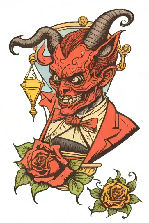 Hourglass Devil Wears A Suit
