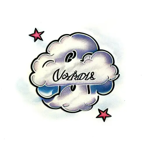 Clouds With Name And Roman Numerals