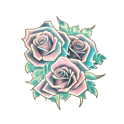 Rose Vine Around Words