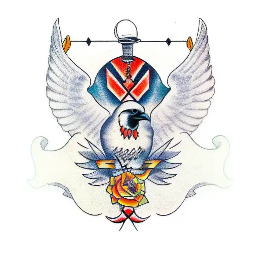 Crow Holding Dad Banner