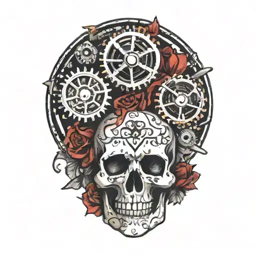 Overthinking Scull Gears With Broken Hearts