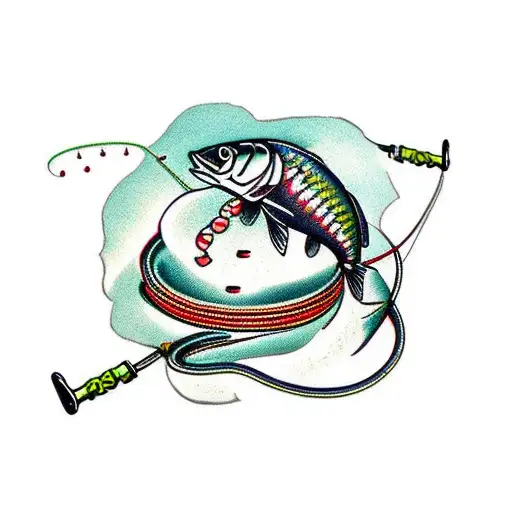 Fishing Line And Hoodie