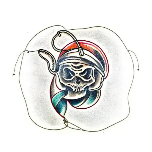 Fishing Line And Hoodie