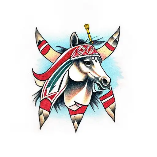 Western Native American Horse Arrows