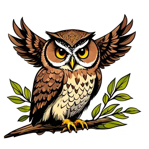 Bubo The Owl Sitting