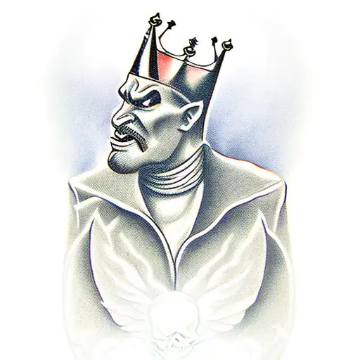 Evil Chess King Piece