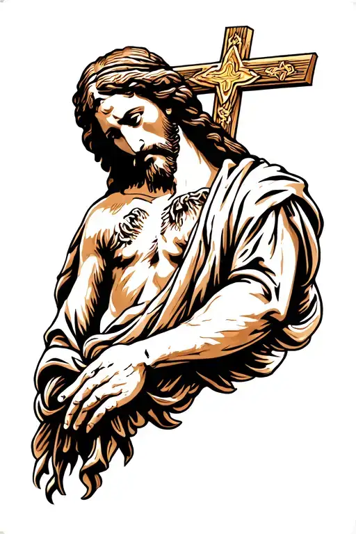 Arm Sleeve Of Jesus Christ