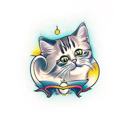 Happy Cat In Euphoria