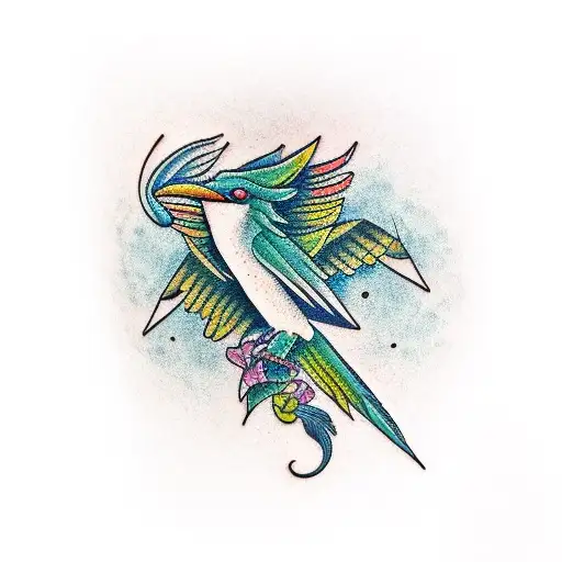 Quetzal Bird Forearm