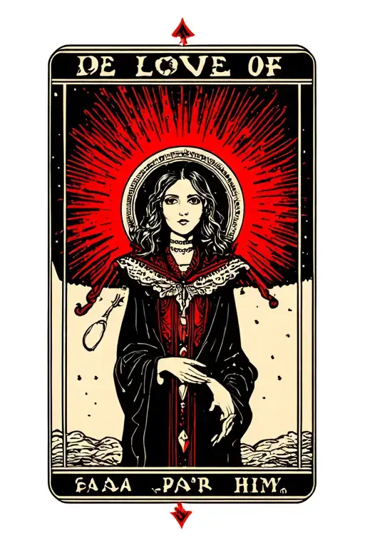 Tarot Card Lover Jake N Sally De Nigthmare