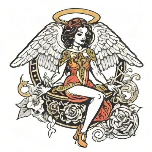 Angel And Demo Human Character