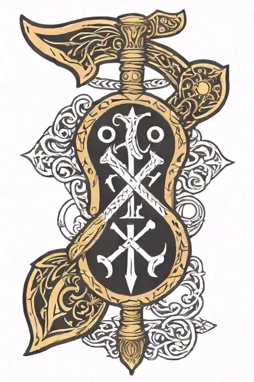 Ax Vikings Protection Rune