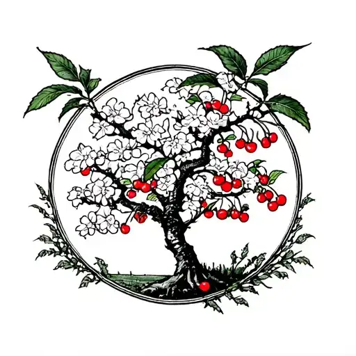 Cherry Cherry Tree In A Circle