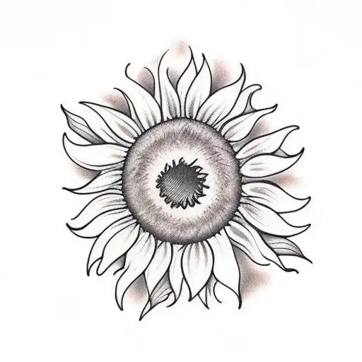 Sunflower Melting And Blooming