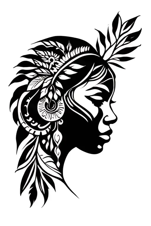 Female Fijian Tribal