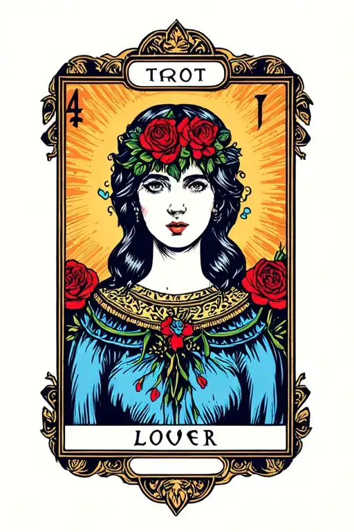 Tarot Card Lover Tarot Card