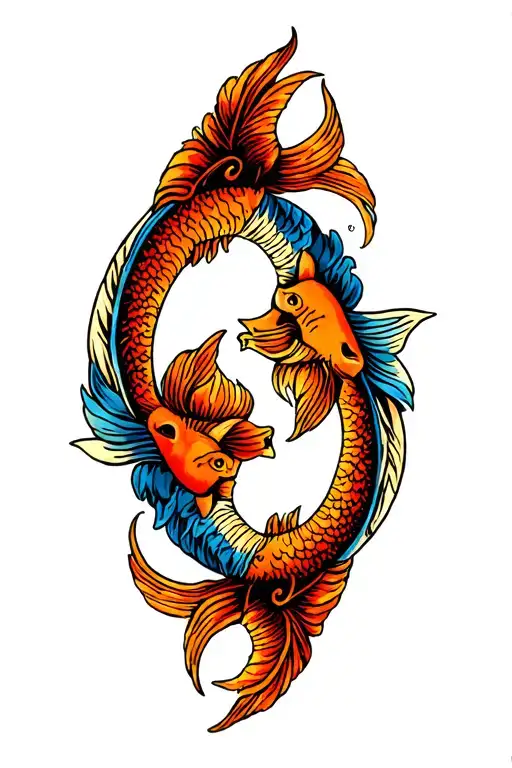 Pisces And Leo Zodiac Sign Surrounded