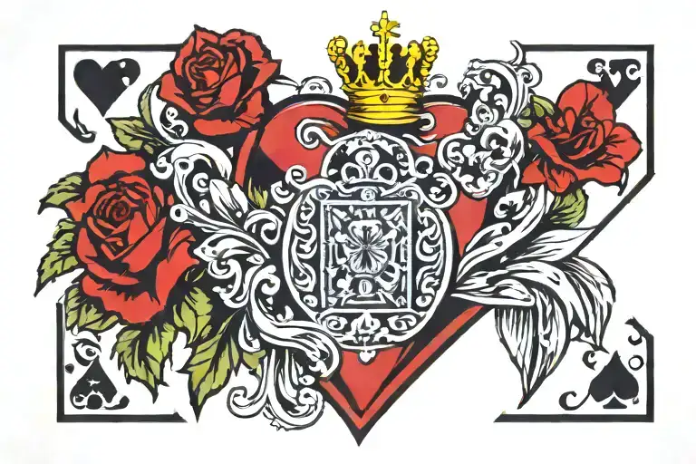 Queen Of Heart Symbolizing Love You More
