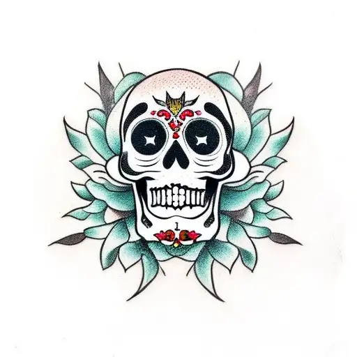 A Sugar Skull Design Inspired By Italy And Syria