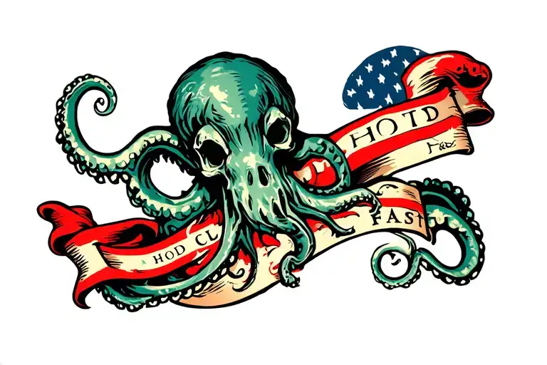 Hold Fast Banner Being Attacked By Kraken