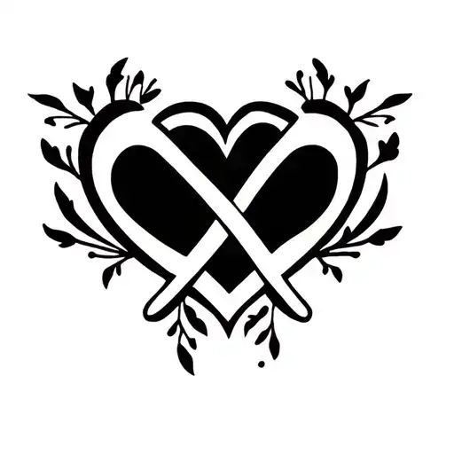 Infinity Symbol One Large Heart 2 Smallwe