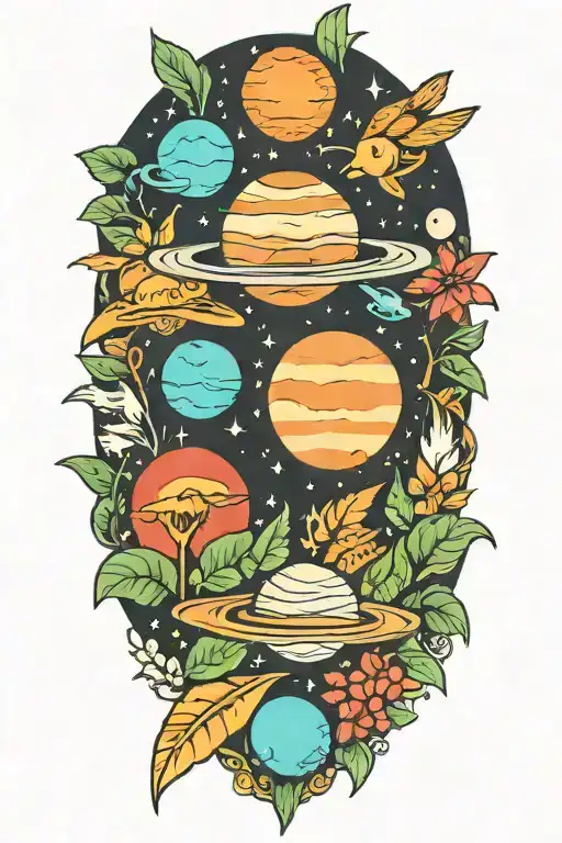 Planets And Jungle