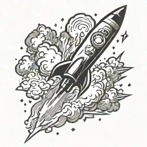 Rocket Explosion Cloud