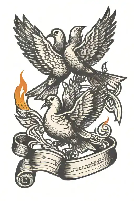 Fire Doves Music Notes