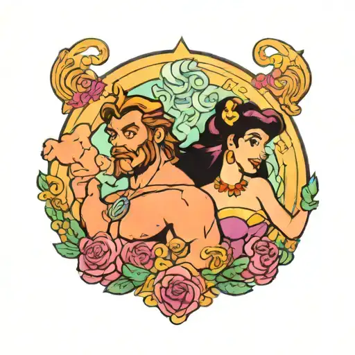 Disney Hercules And Megara