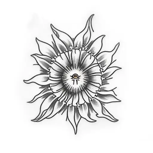 Sacred Heart Rosary Daisies And Narcissus